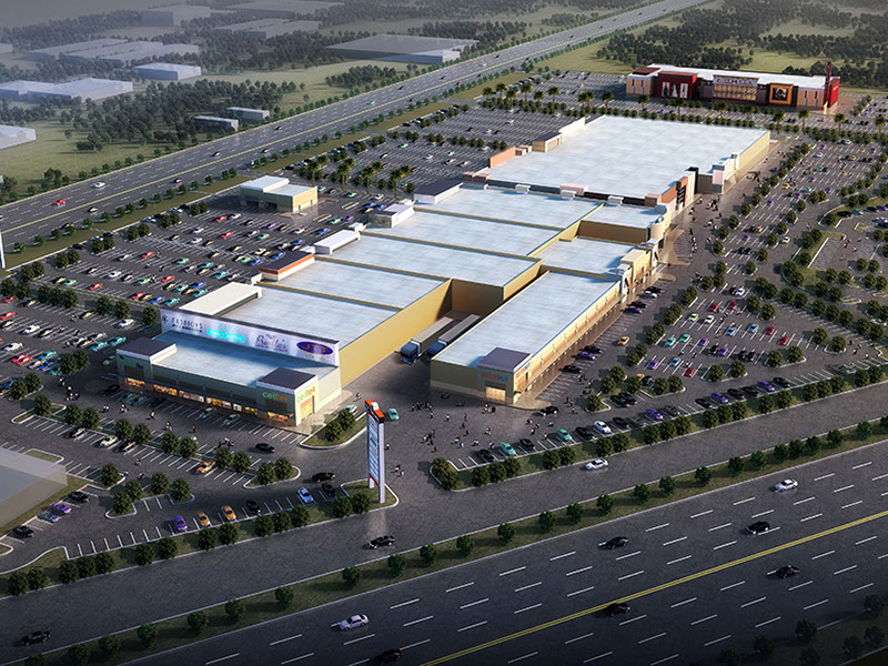 levinson alcoser associates, recent work, pharr town center, retail design, retail construction, retail architecture, houston, texas