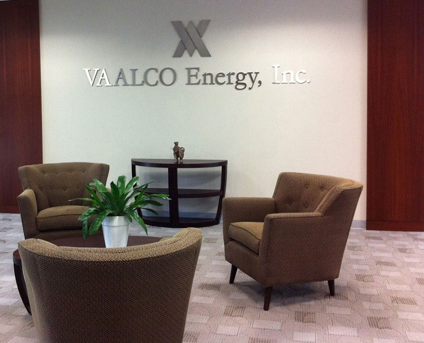 levinson alcoser associates, office clients, vaalco energy, office building architecture, houston, texas, architecture service